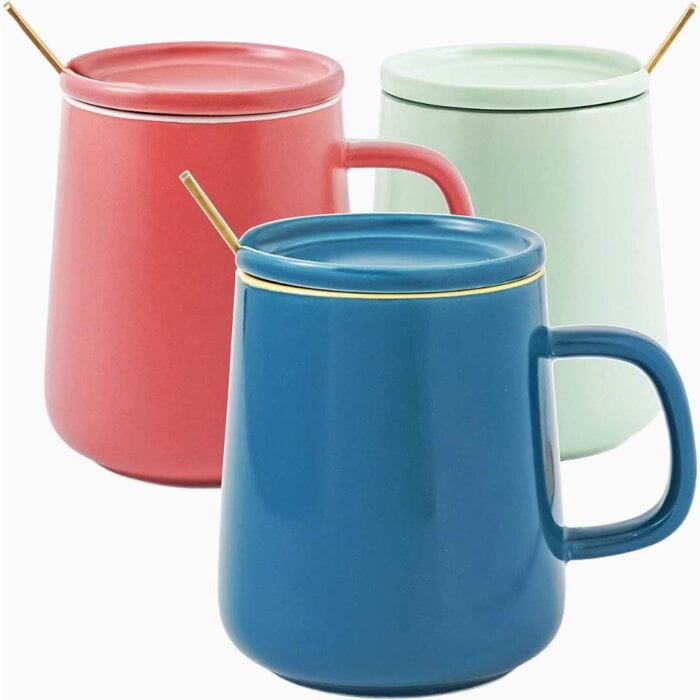 Three Coffee Mugs Set
