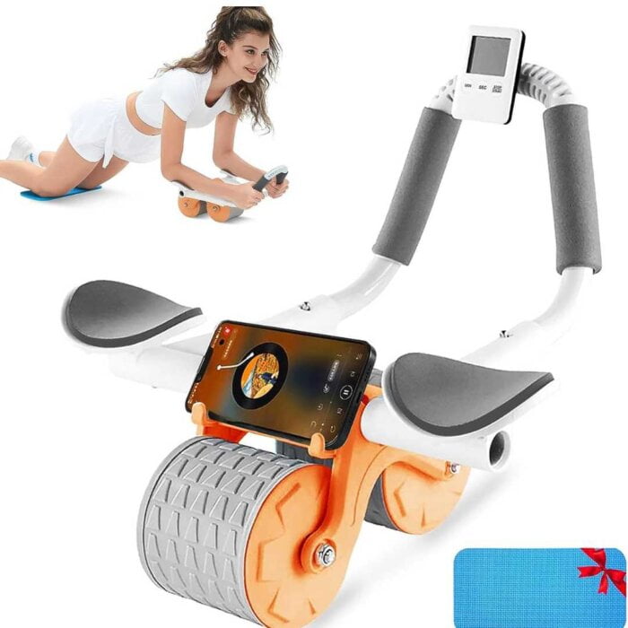 Automatic Rebound Ab Abdominal Exercise Roller Wheel by Guppier (1)