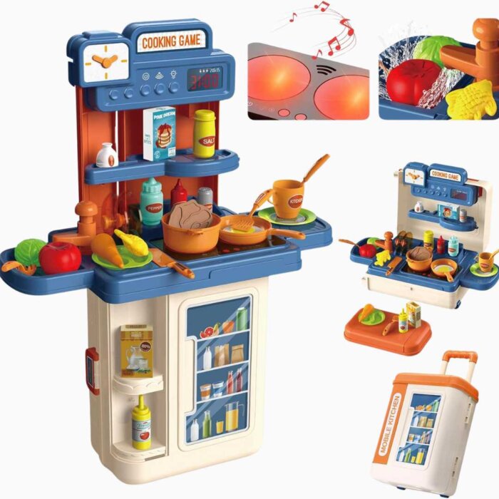 Children's Kitchen, 4-in-1 Trolley Suitcase by www.guppier (1)