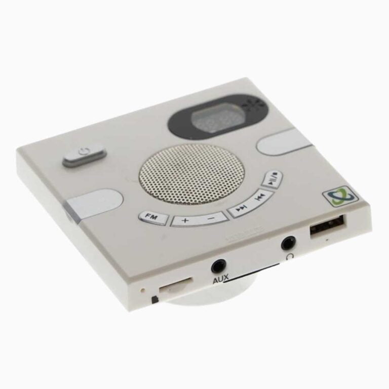 Modern Multifunction Radio Wall Speaker -White, Y021 by www.guppier (4)