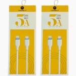 MAXOLA Super Charge Charging Cable Type C to Iphone 5A Max 40W White